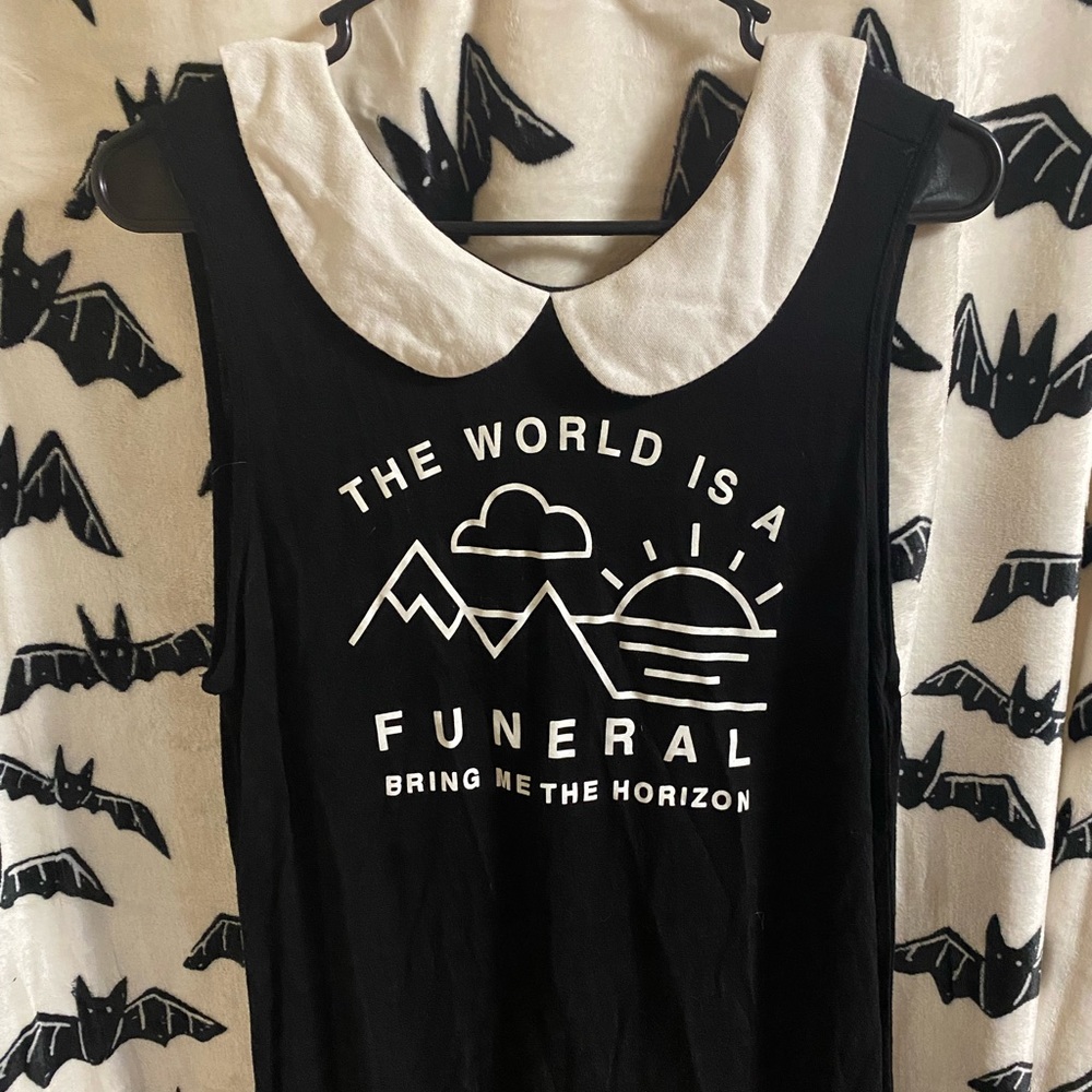 Bring Me The Horizon shirt with collar